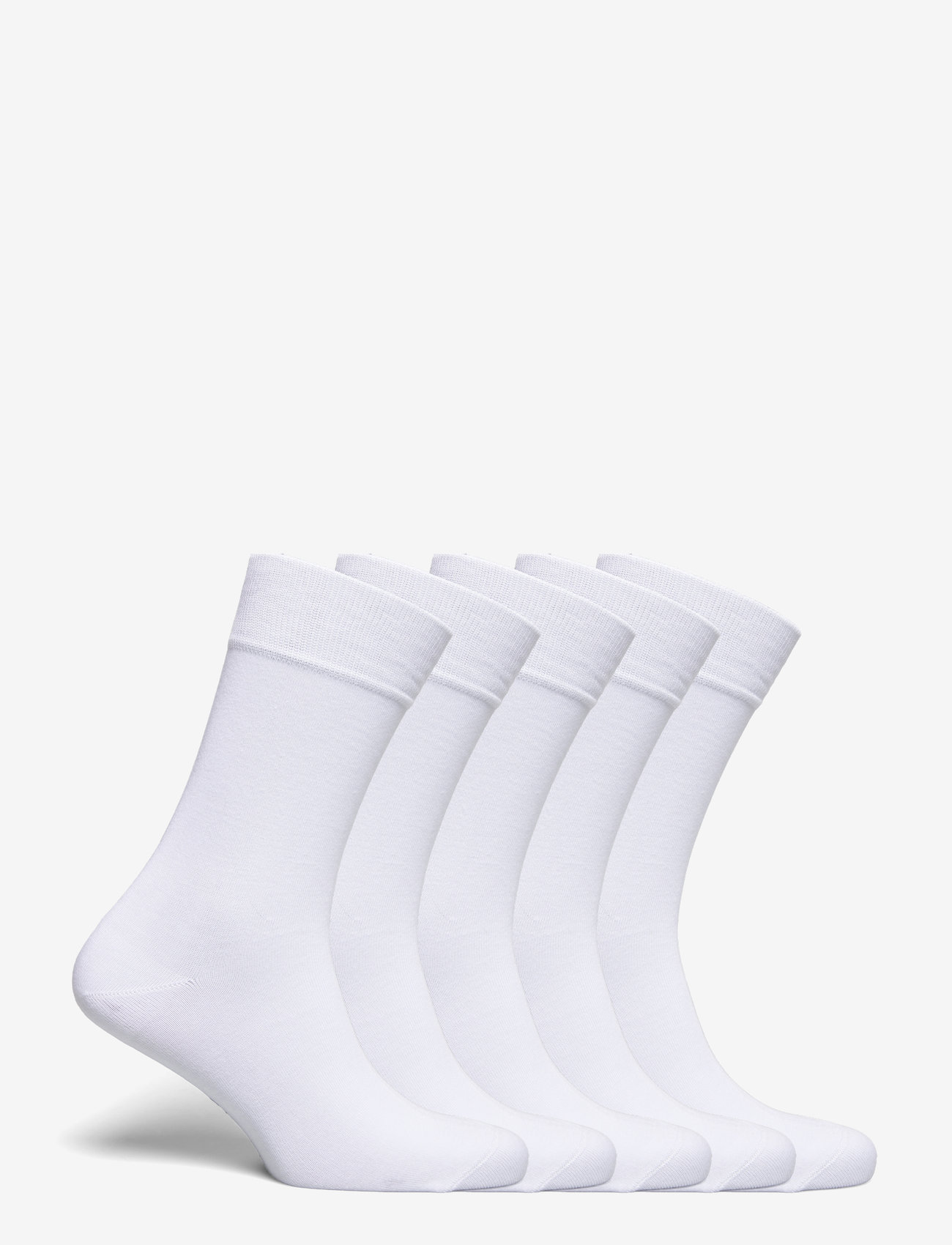 Frank Dandy - Bamboo Solid Crew Sock - sokker - white - 1