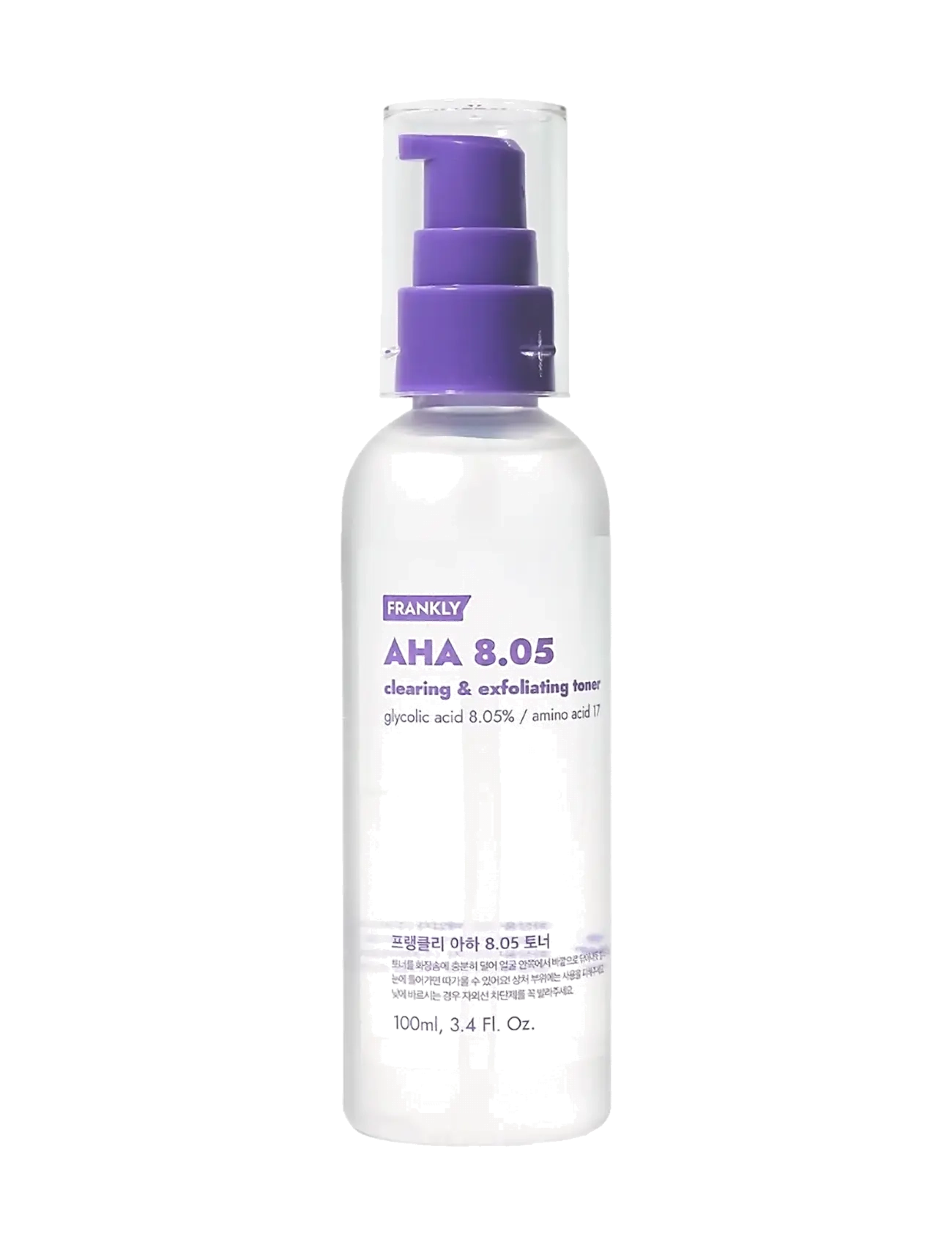 Frankly - Aha 8% Toner (100 Ml.), Exfoliating Toner, Nude, Str: 100 ML