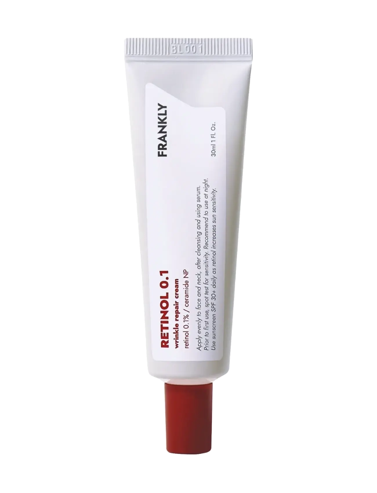 Frankly Frankly - Retinol 0.1% Cream (30 ml), 30 ml, Nude, Fugtighedscreme > Natcreme, Dame