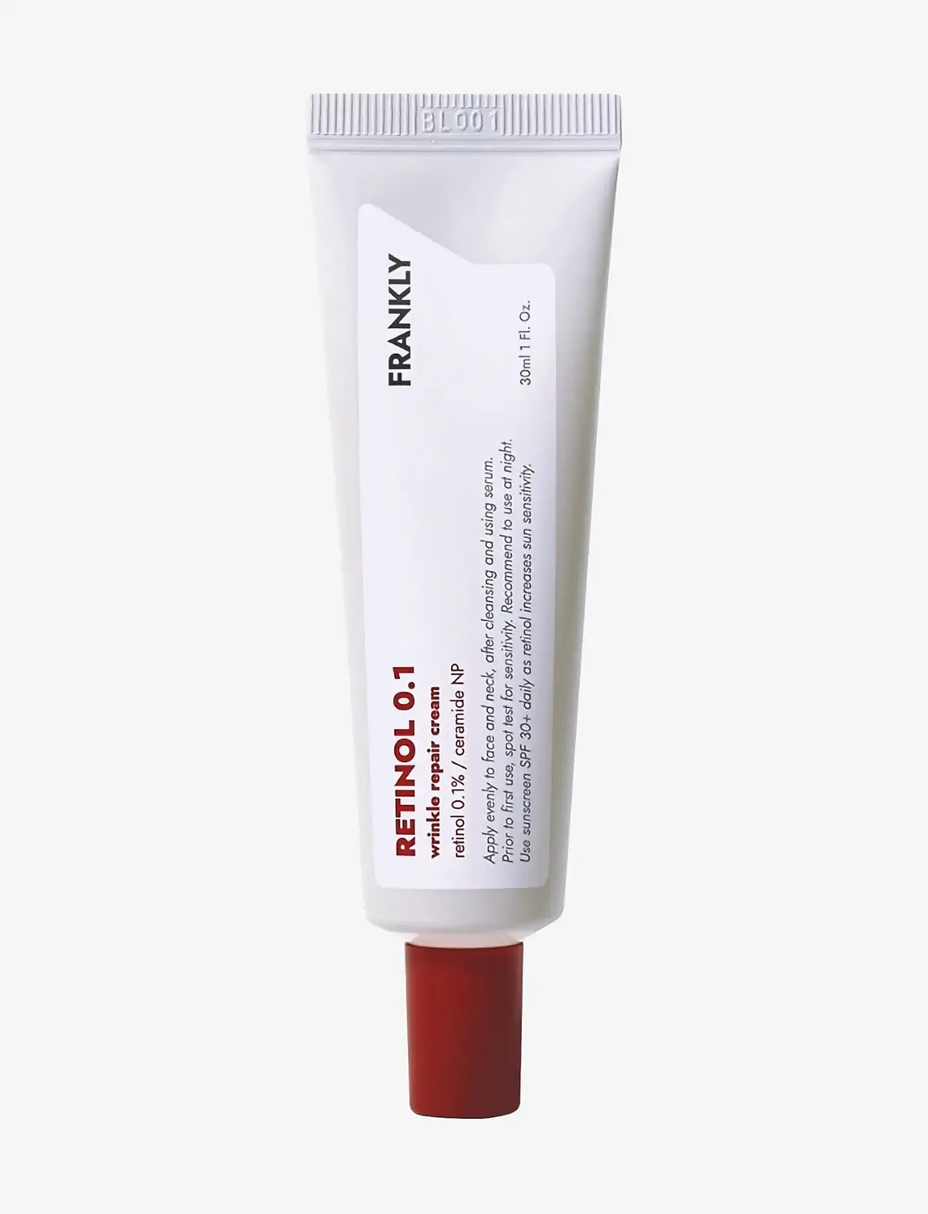 Frankly - Frankly - Retinol 0.1% Cream (30 ml.) - natcremer - clear - 0