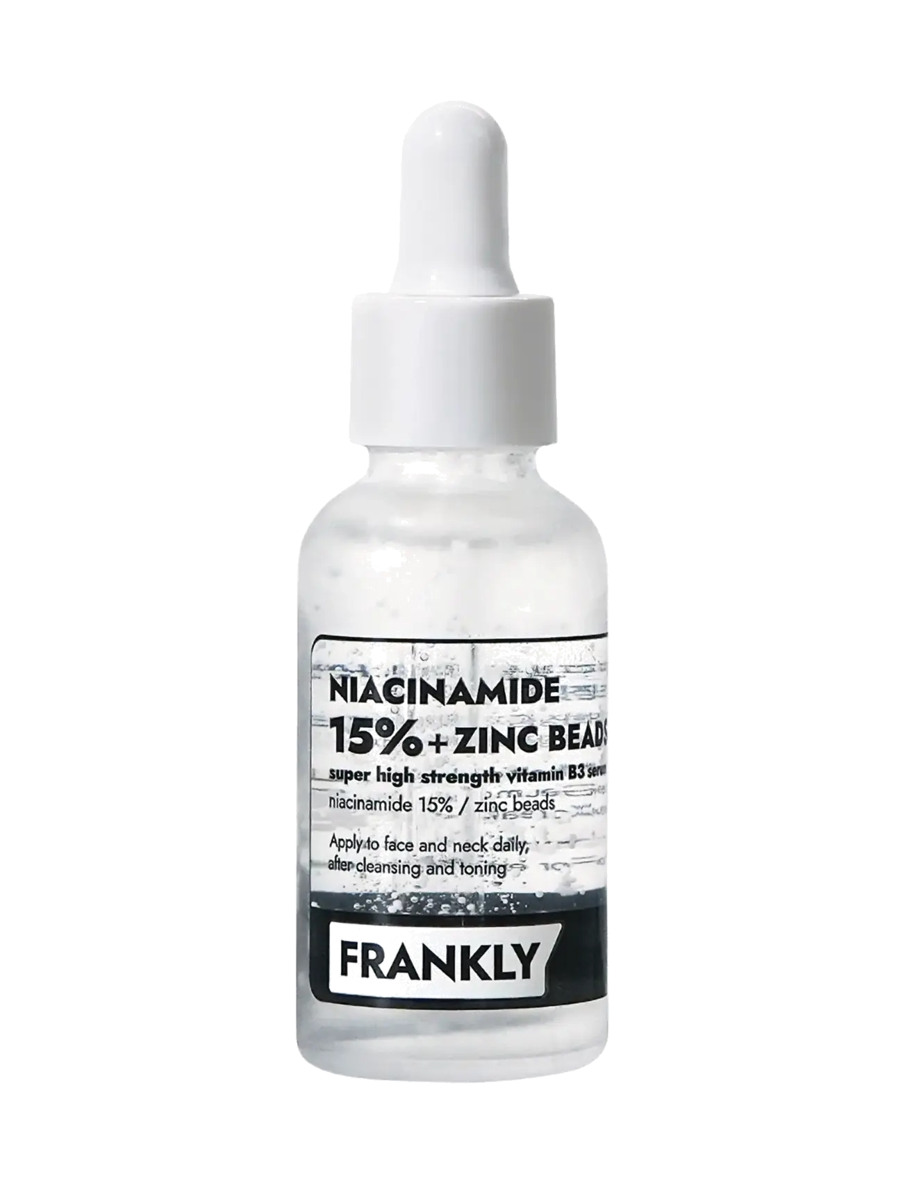 Frankly - Niacinamide 15% Zinc Beads Serum (60 Ml.), Serum, Nude, Str: 60 ML