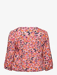 Fransa Curve - FPMERLA BL 1 - blouses met lange mouwen - camellia rose aop ms23 donuts - 1