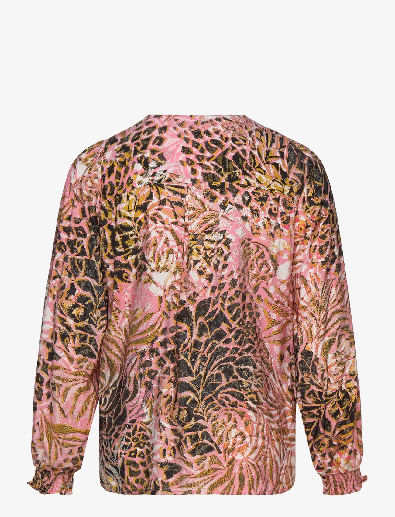 Fransa Curve - FPNITA BL 1 - blouses met lange mouwen - coral paradise wild mix - 1