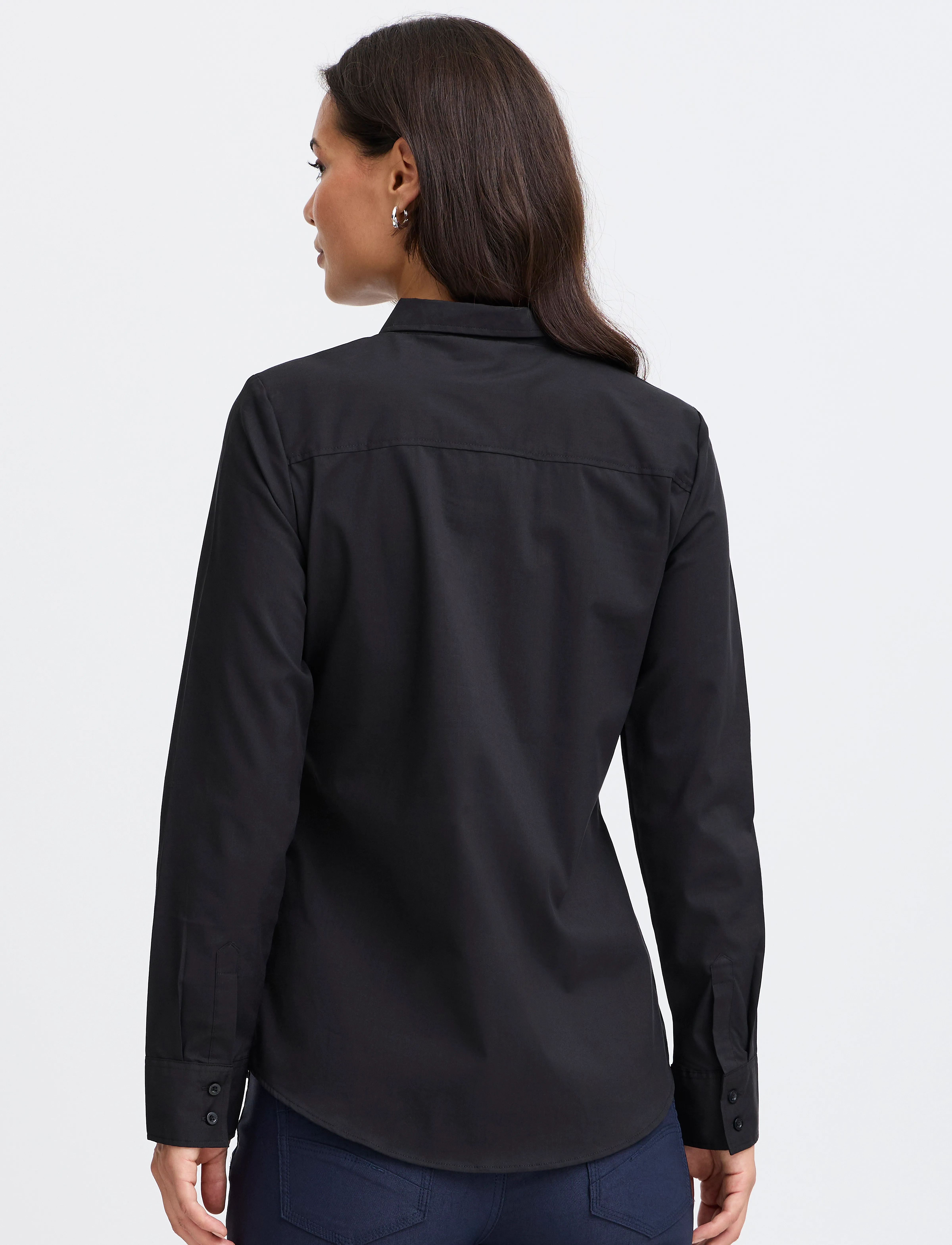 Fransa - FRZASHIRT 1 SHIRT - långärmade skjortor - black - 5