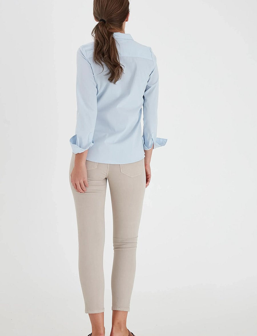 Fransa - FRZashirt 1 shirt - langärmlige hemden - cashmere blue - 5