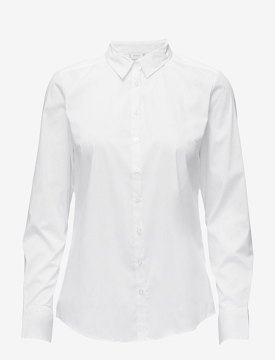 Fransa - FRZASHIRT 1 SHIRT - long-sleeved shirts - white - 1