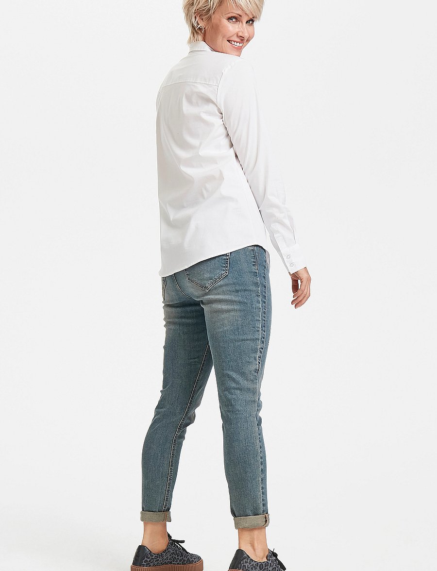 Fransa - FRZASHIRT 1 SHIRT - long-sleeved shirts - white - 5