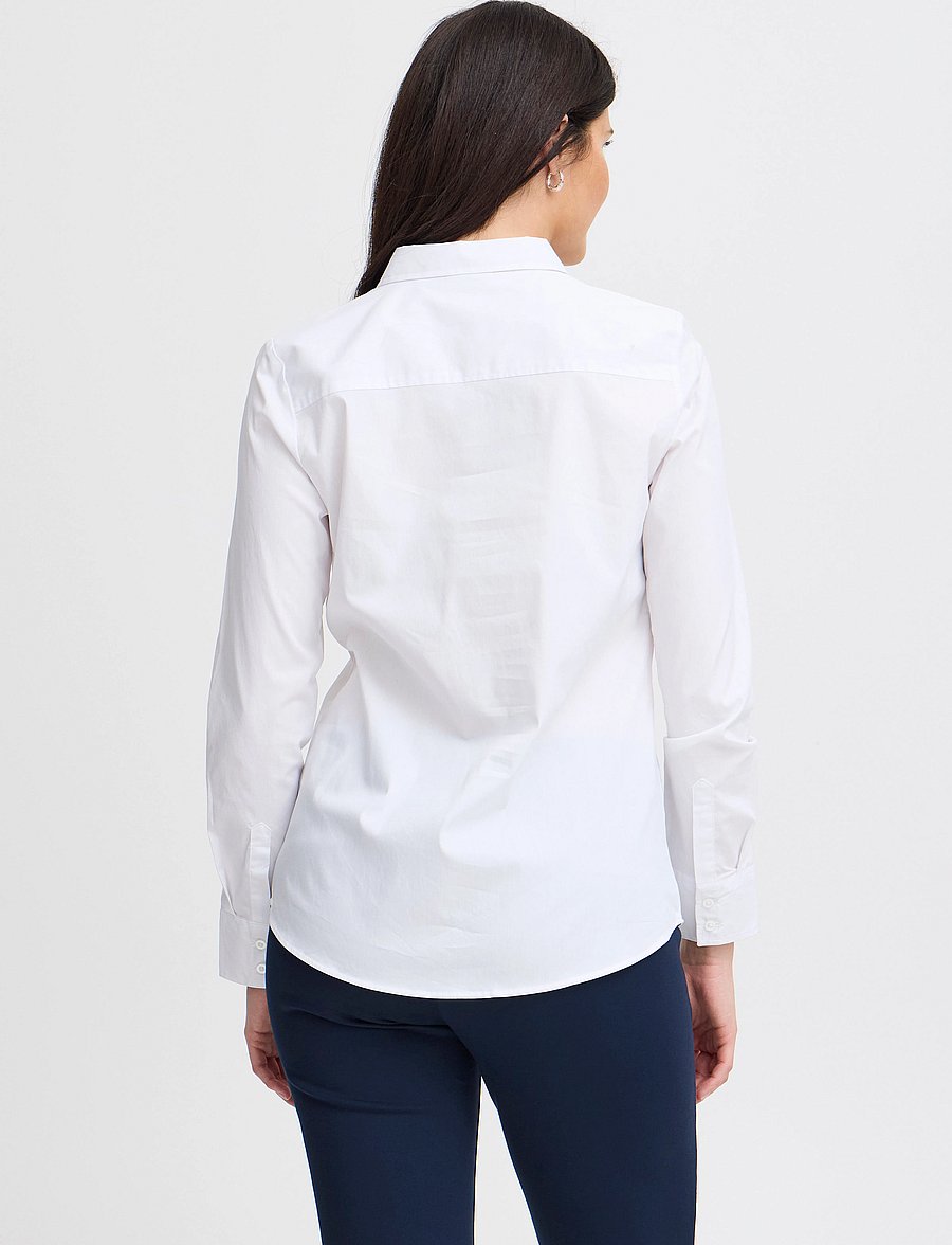 Fransa - FRZASHIRT 1 SHIRT - langärmlige hemden - white - 5