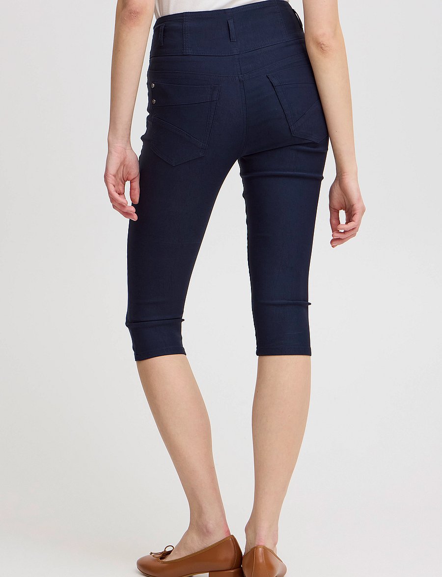 Fransa - FRZalin 12 Knickers - capri broeken - dark peacoat - 4