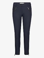Fransa - Zio 1 Pants - trousers with skinny legs - dark peacoat - 0