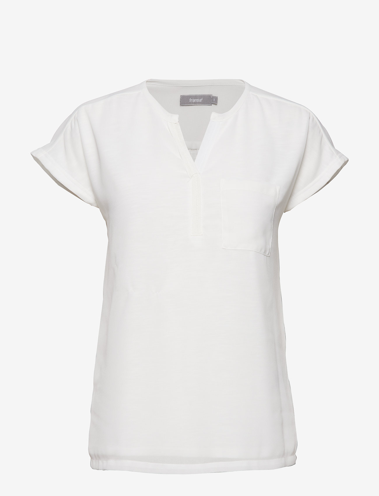 Fransa - FRZAWOV 2 BLOUSE - t-shirts - antique - 0