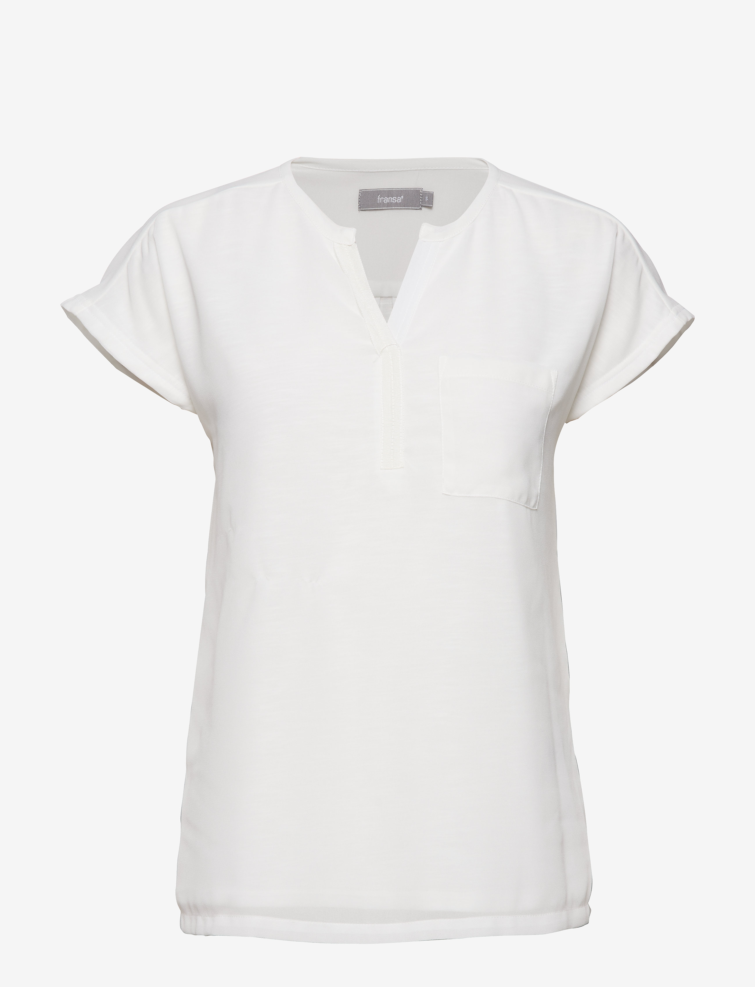 Fransa FRZAWOV 2 BLOUSE - T-shirts & tops - ANTIQUE / white