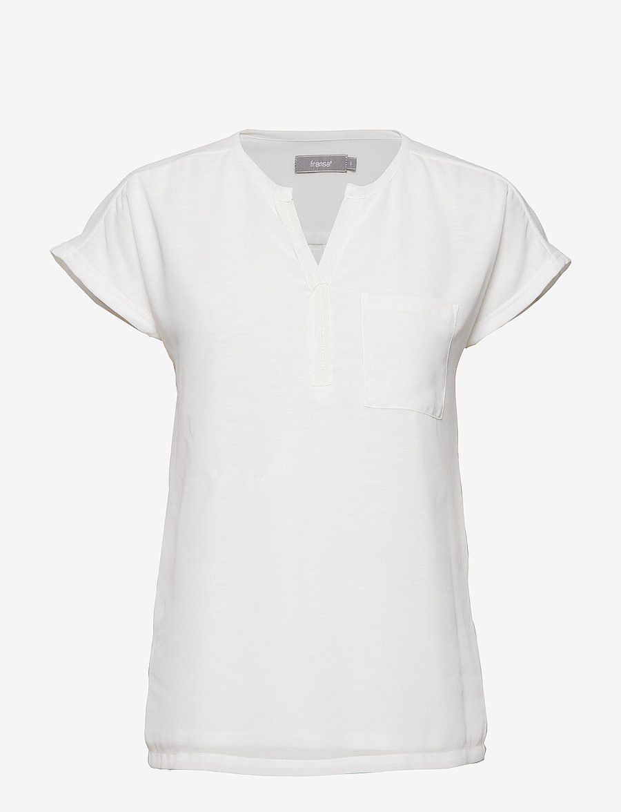Fransa - FRZawov 2 Blouse - t-shirts - antique - 0