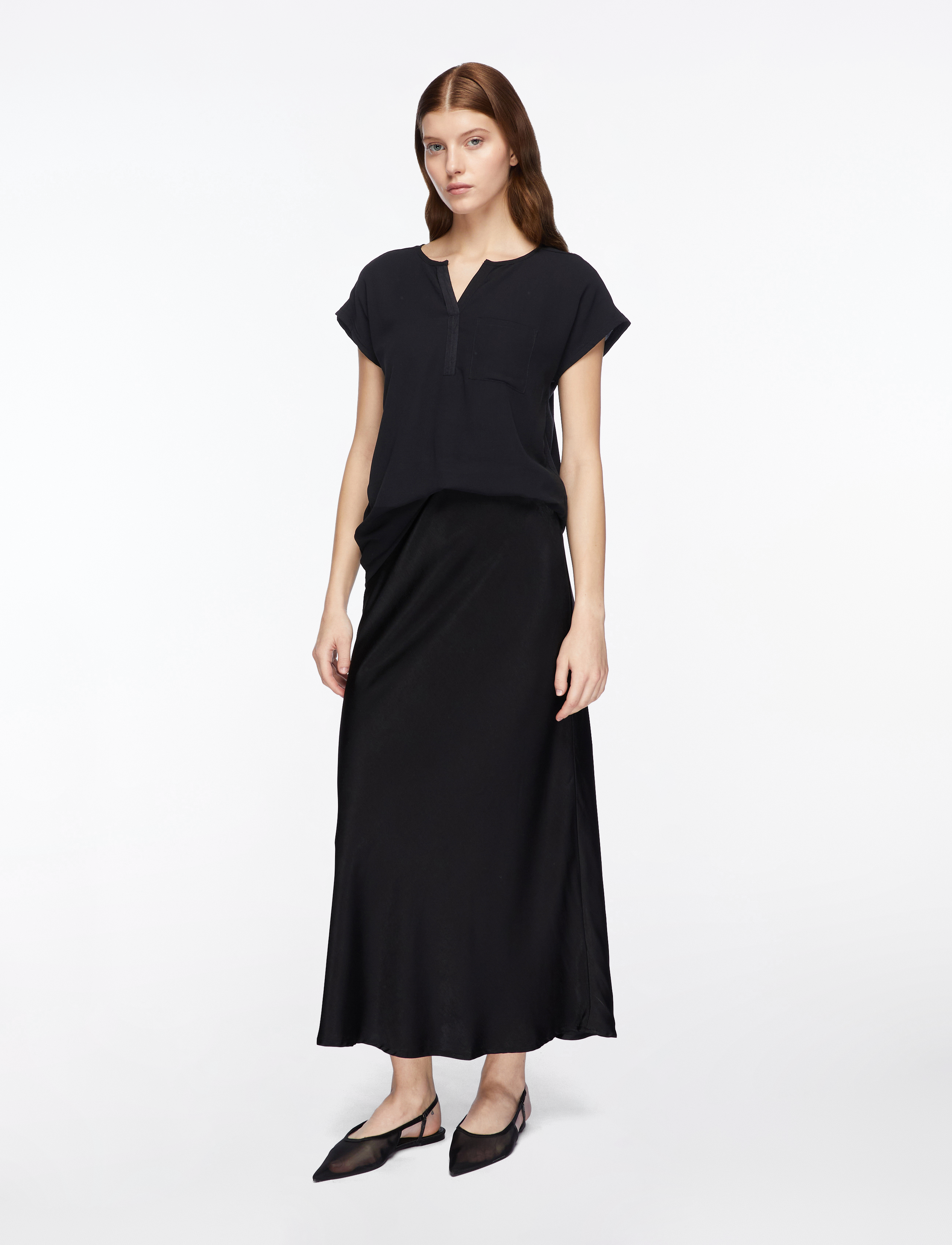 Fransa - FRZAWOV 2 BLOUSE - t-shirts - black - 3