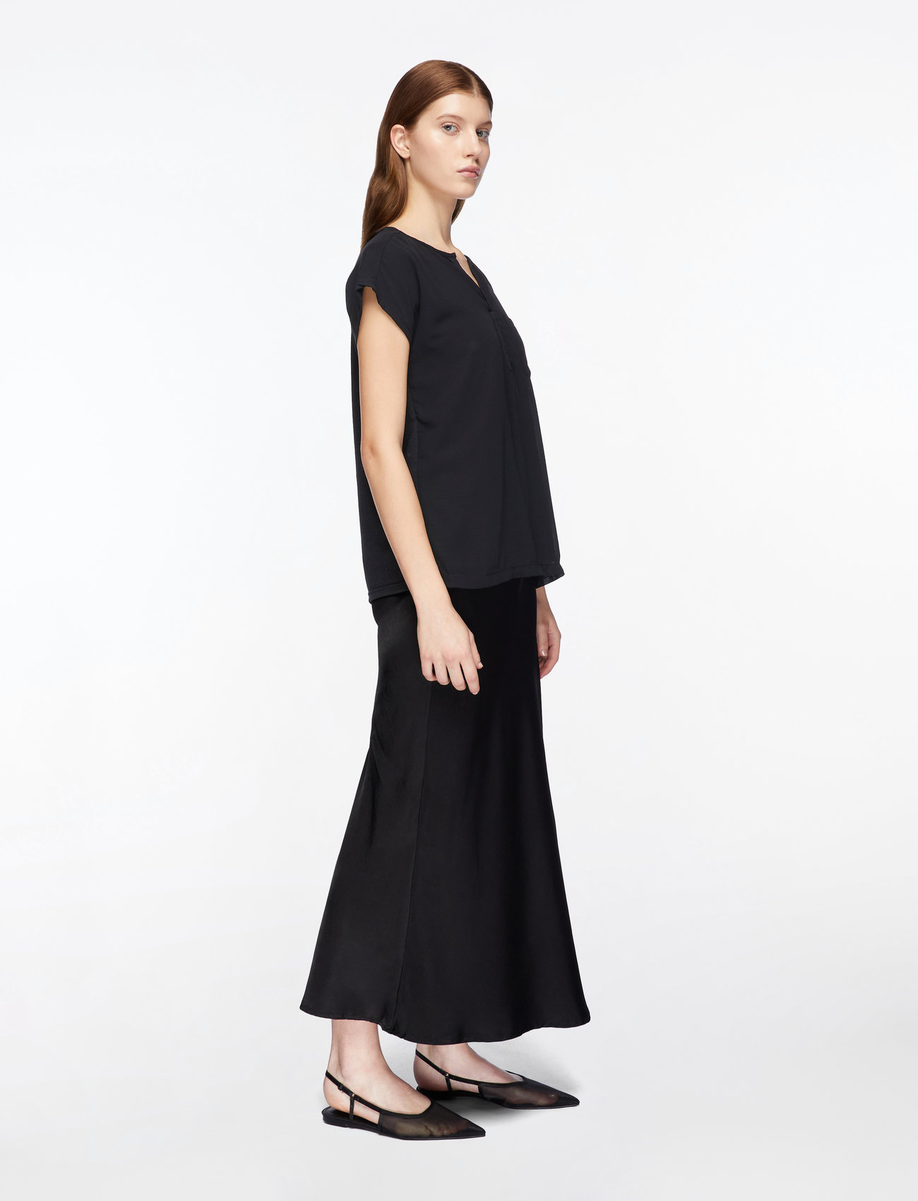 Fransa - FRZAWOV 2 BLOUSE - t-shirts - black - 3