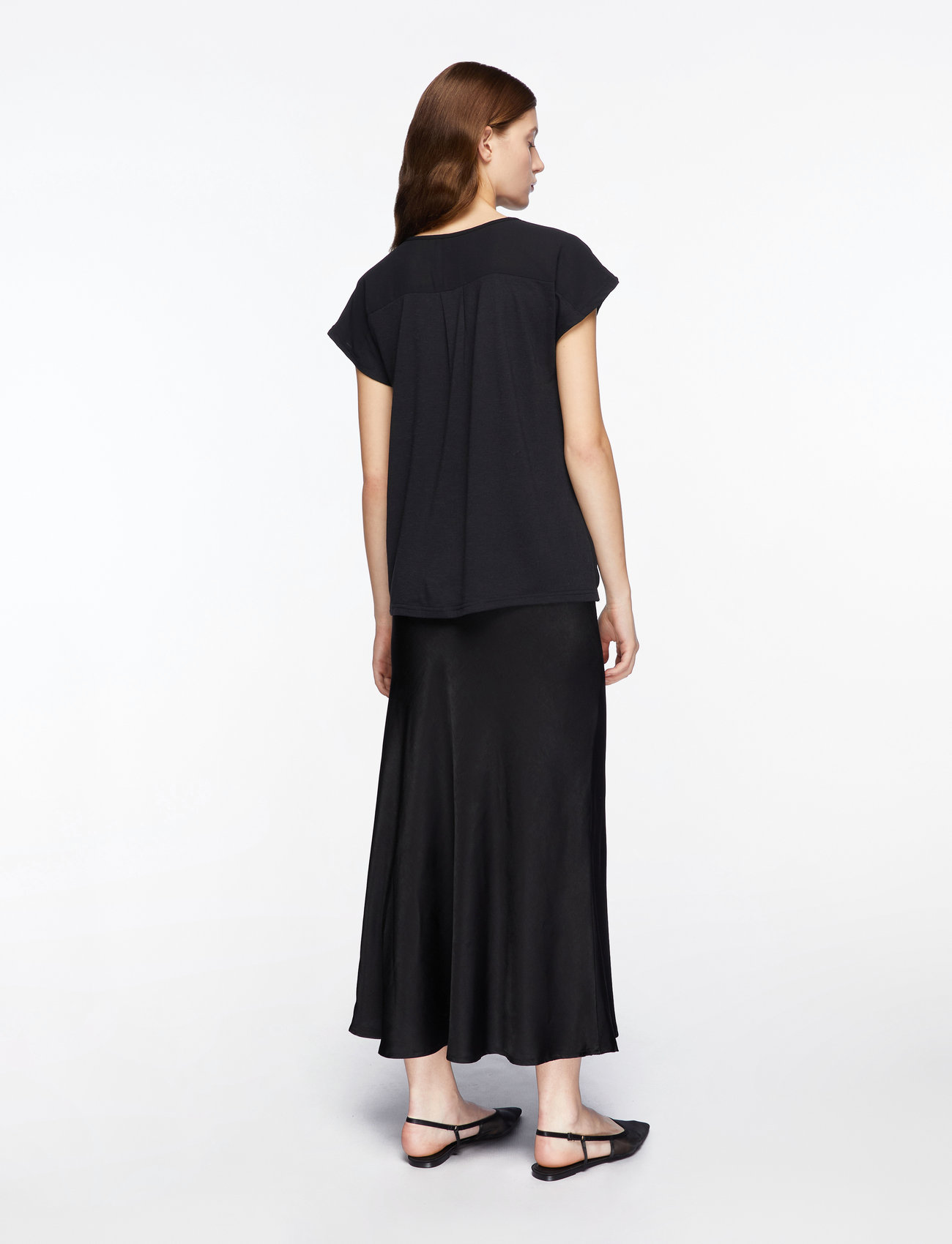 Fransa - FRZAWOV 2 BLOUSE - t-shirts - black - 4