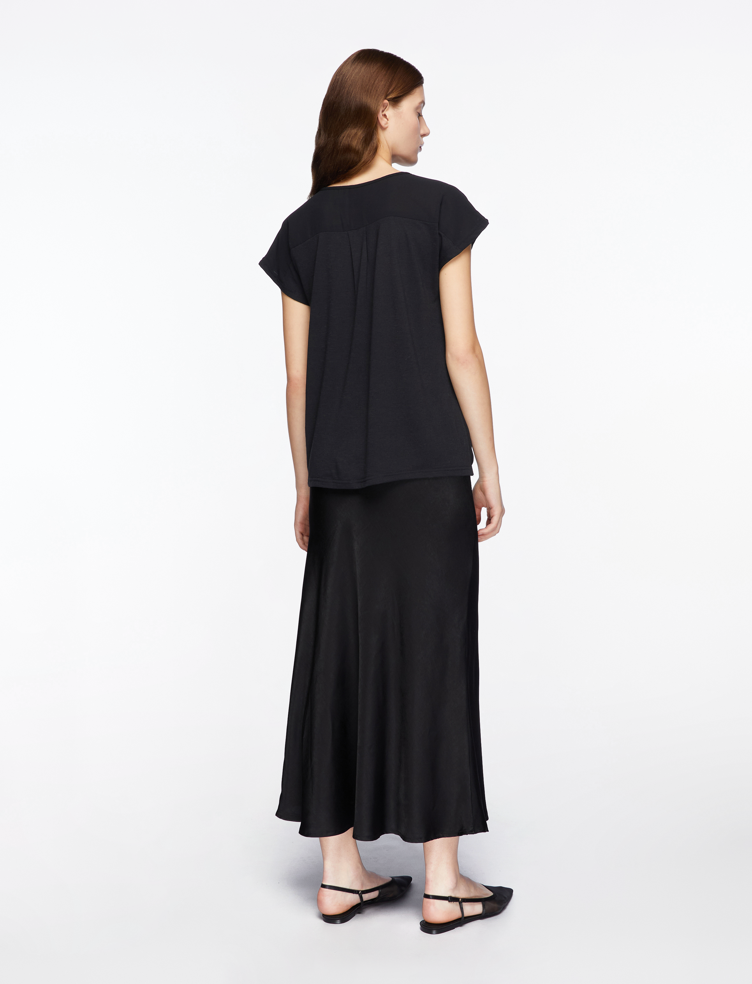 Fransa - FRZAWOV 2 BLOUSE - t-shirts - black - 5