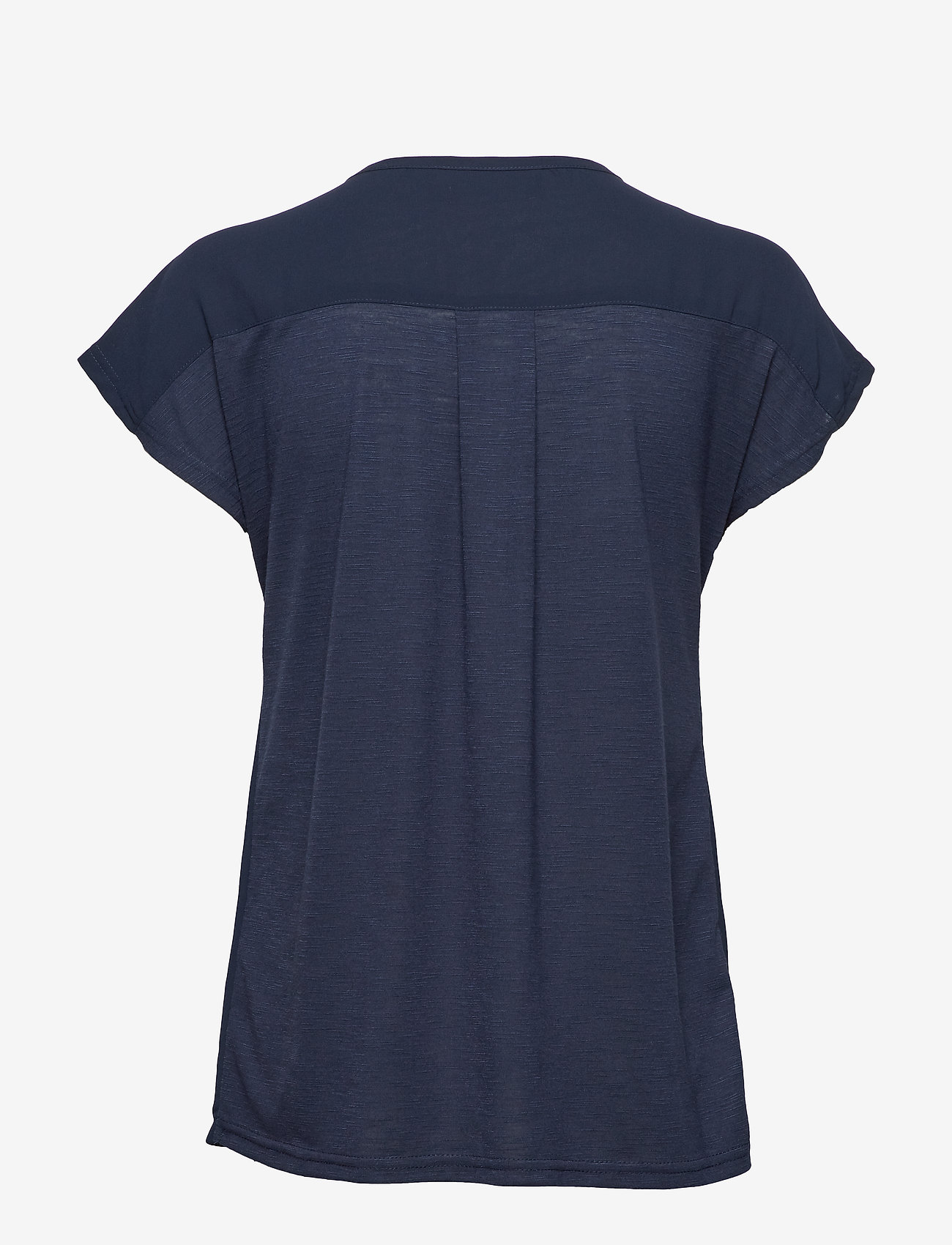 Fransa - FRZAWOV 2 BLOUSE - t-shirts - black iris - 1