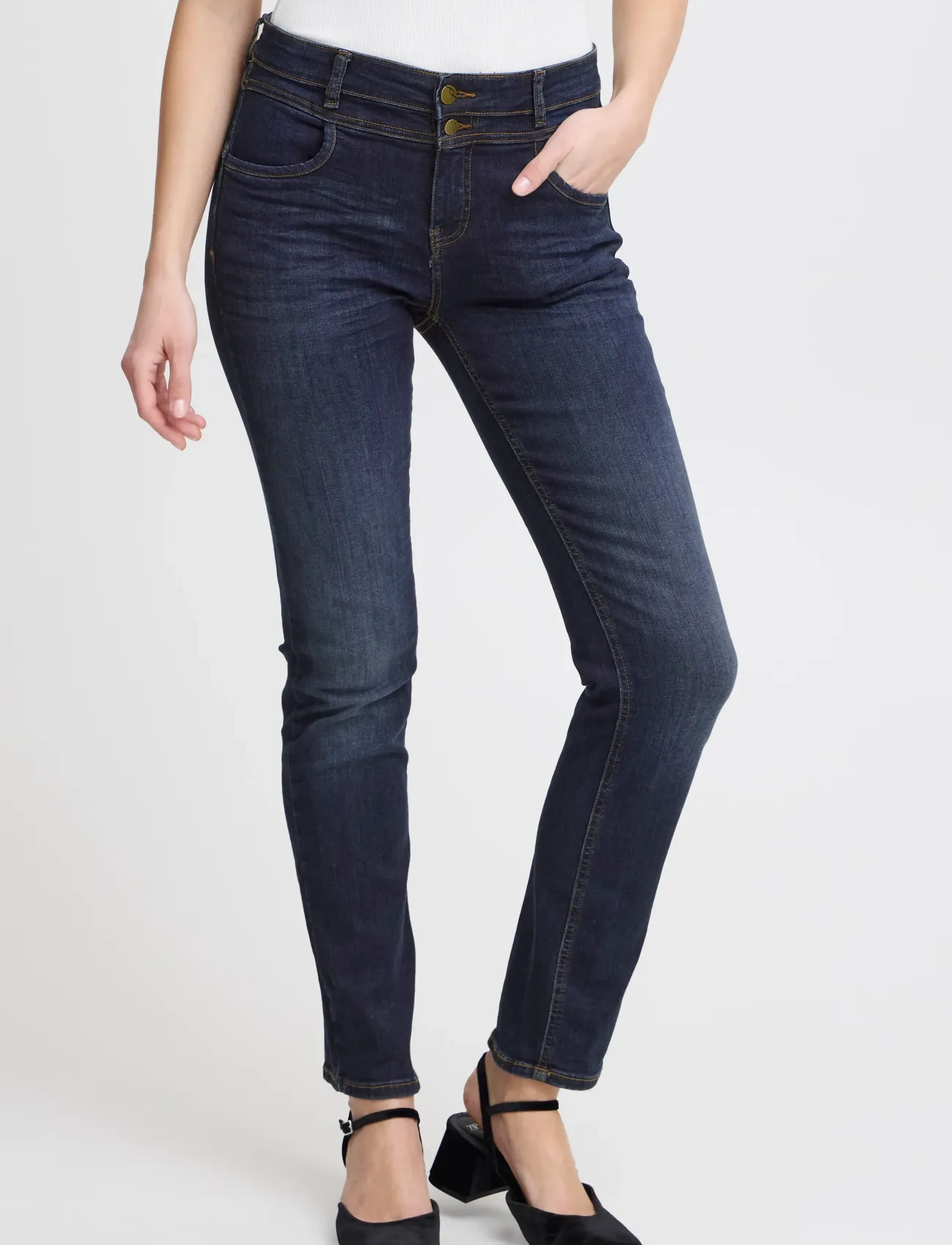 Fransa - FRZomal 2 Jeans - laveste priser - indigo blue denim - 3