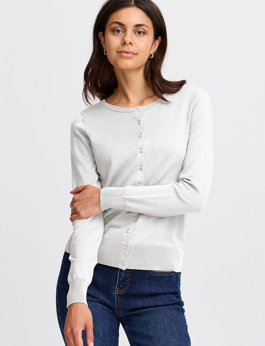 Fransa - FRZUBASIC 60 CARDIGAN - koftor - antique - 3