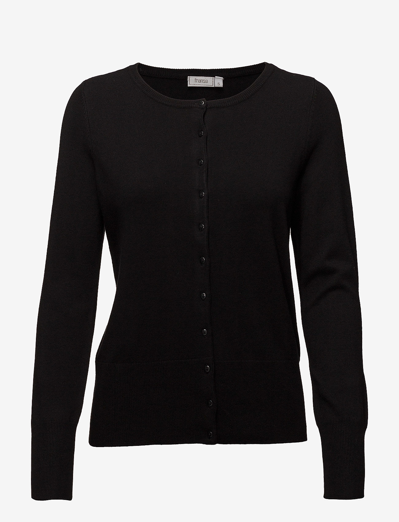 Fransa - FRZUBASIC 60 CARDIGAN - cardigans - black - 1
