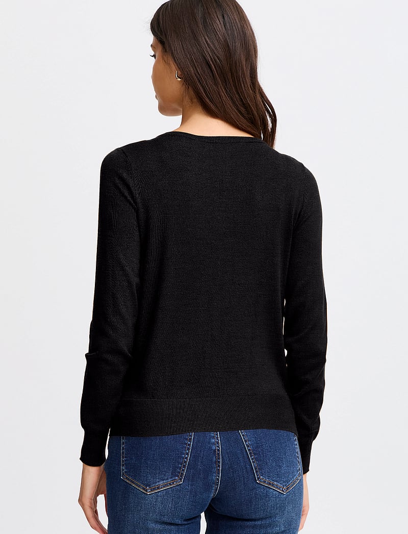 Fransa - FRZUBASIC 60 CARDIGAN - koftor - black - 4