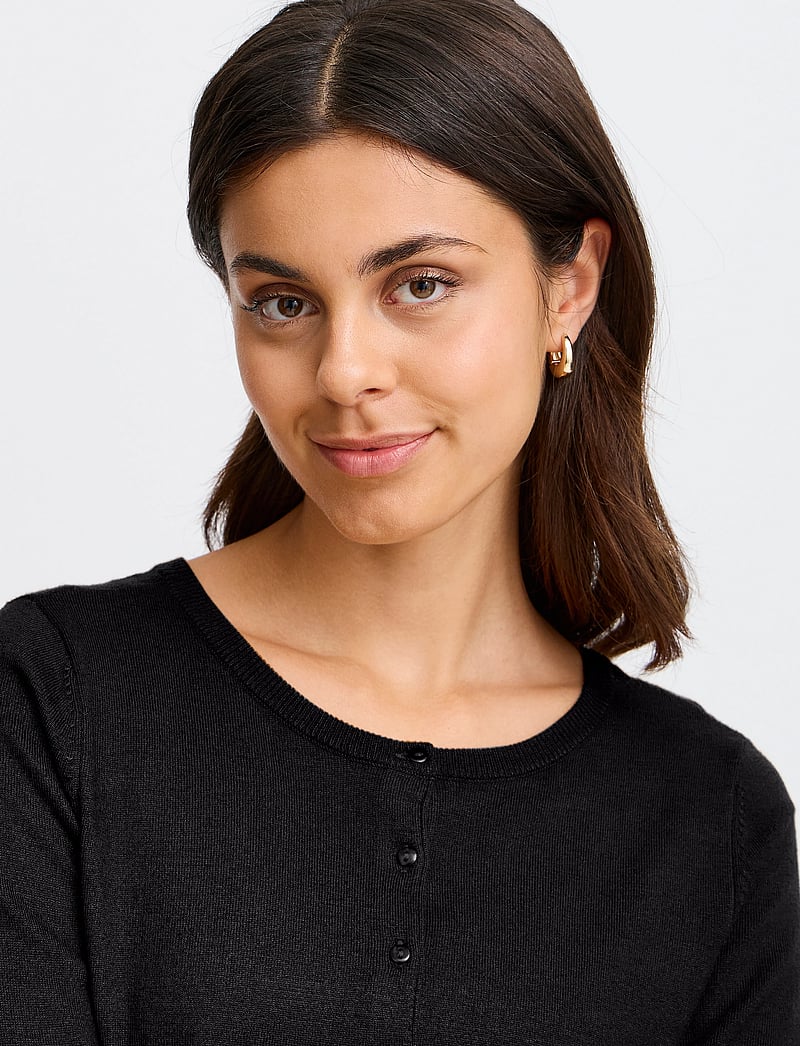 Fransa - FRZUBASIC 60 CARDIGAN - koftor - black - 5