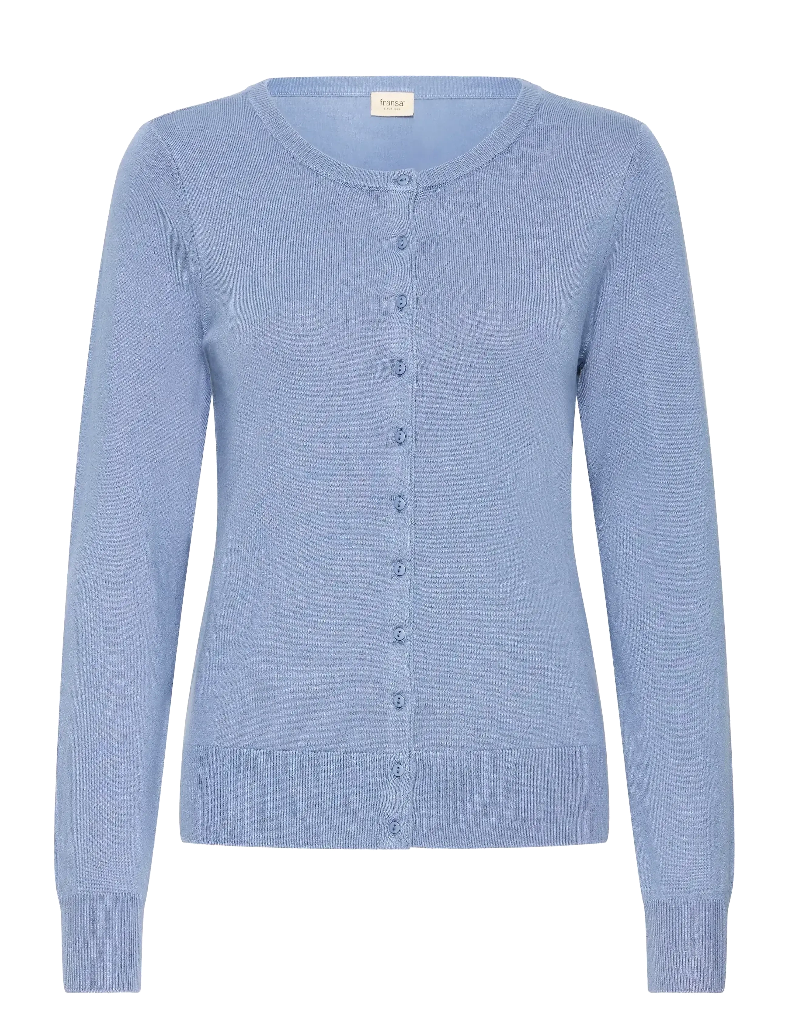 FRANSA Frzubasic 60 Cardigan Core Essentia Blau - XS - Damen