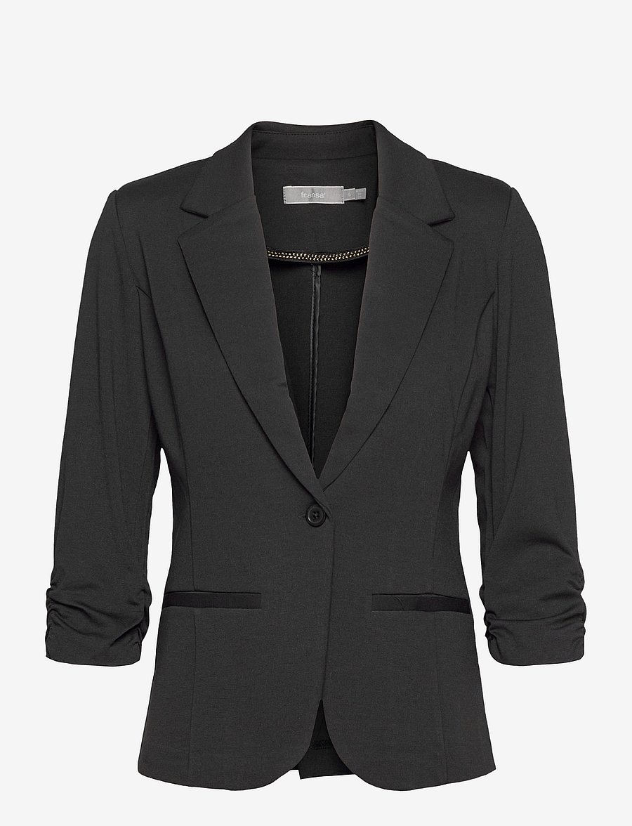 Fransa - FRZABLAZER 1 BLAZER - einreihige blazer - black - 1
