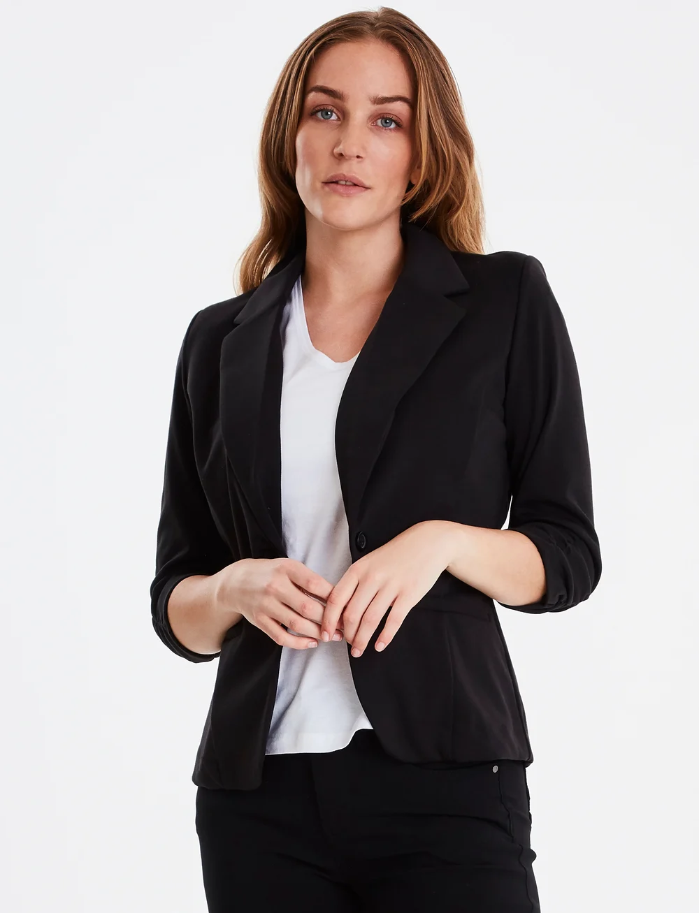 Fransa - FRZABLAZER 1 BLAZER - enkeltspente blazere - black - 3