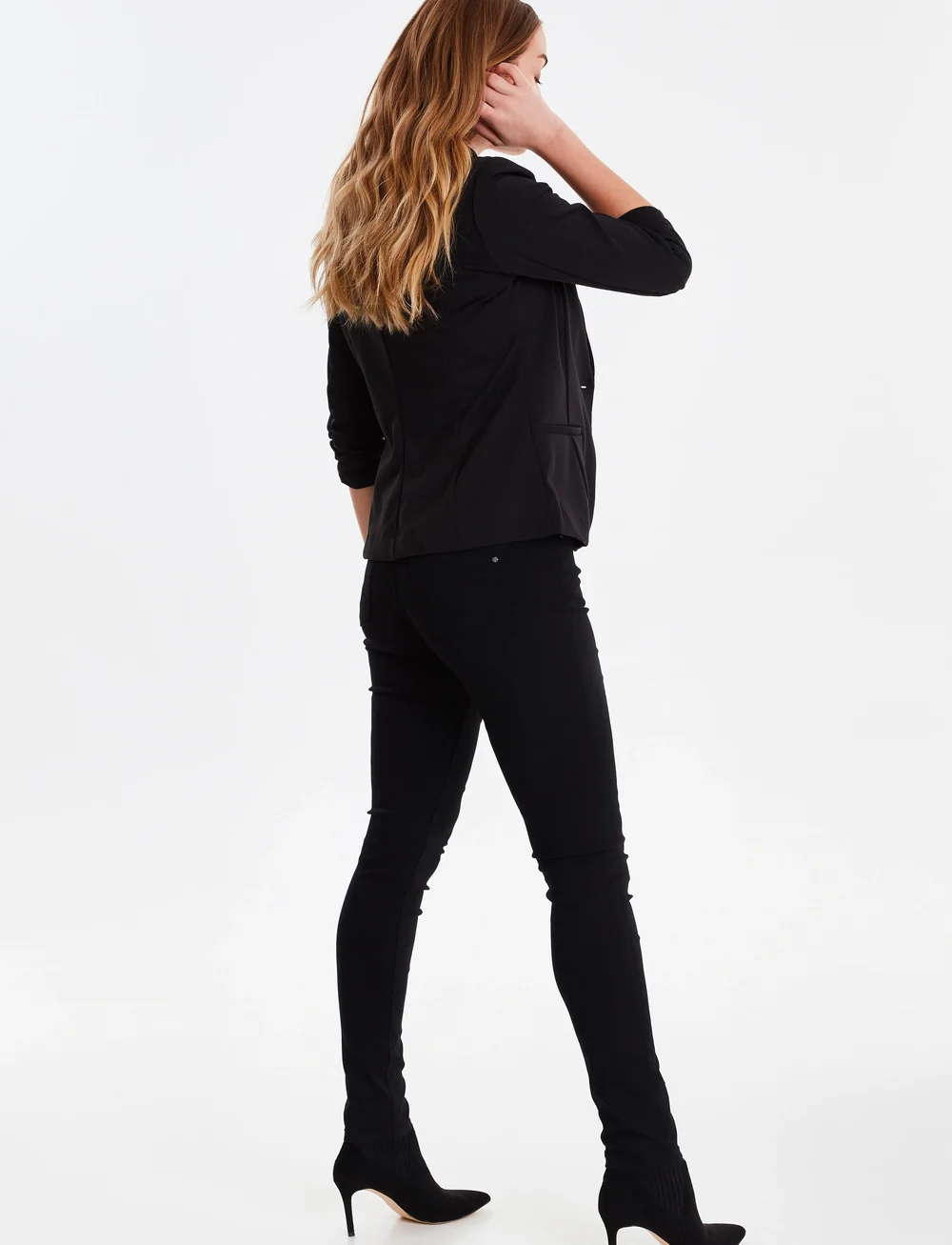 Fransa - FRZABLAZER 1 BLAZER - enkeltspente blazere - black - 4