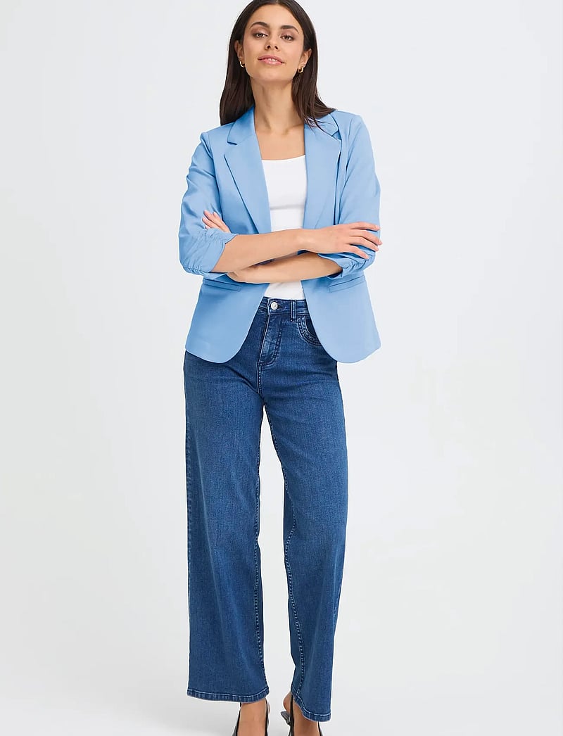 Fransa - FRZABLAZER 1 BLAZER - einreihige blazer - della robbia blue - 0