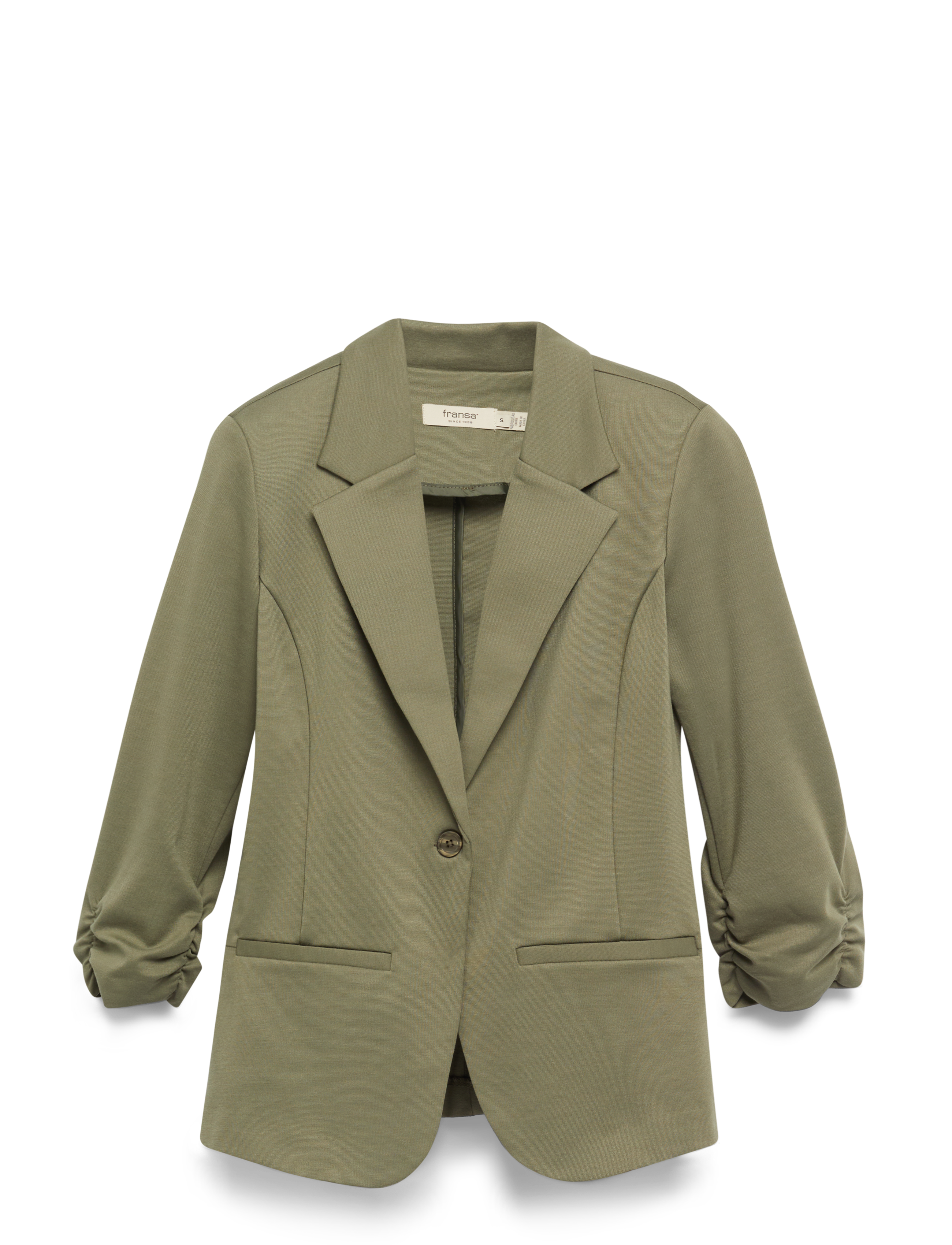Fransa Frzablazer 1 Blazer, S, Green, Blazere > Enkeltradede Blazere, Dame
