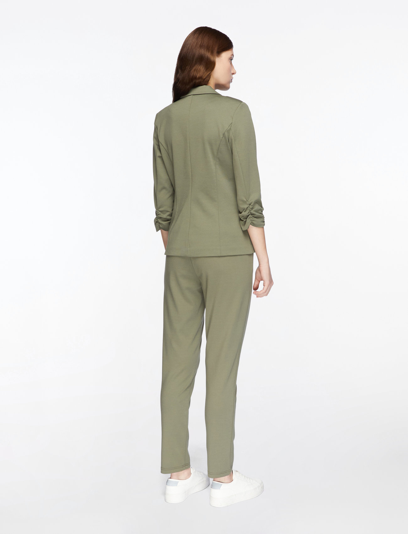 Fransa - FRZABLAZER 1 BLAZER - Ühes joones nööpidega bleiserid - dusty olive - 4