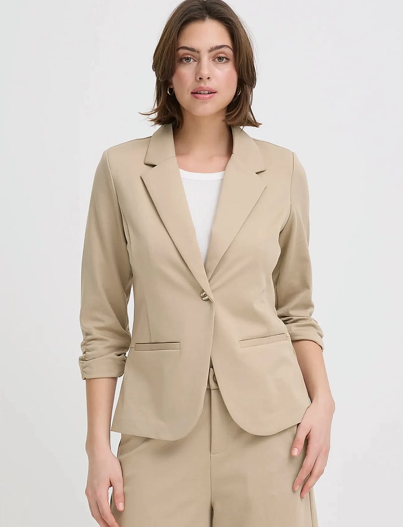 Fransa - FRZABLAZER 1 BLAZER - einreihige blazer - savannah tan - 3