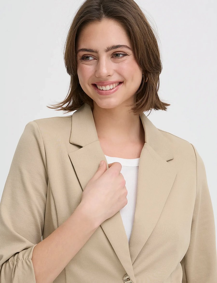 Fransa - FRZABLAZER 1 BLAZER - einreihige blazer - savannah tan - 5