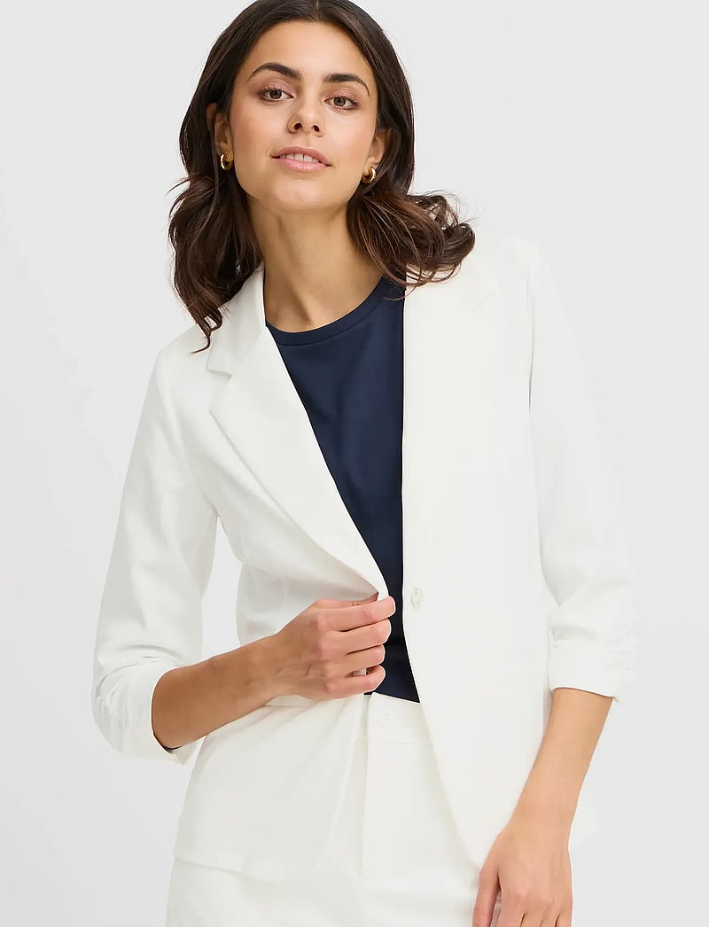 Fransa - FRZABLAZER 1 BLAZER - einreihige blazer - white - 3