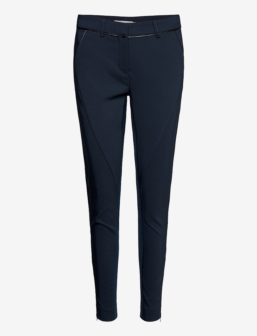Fransa - Zacity 1 Pants - slim-fit hosen - dark peacoat - 0