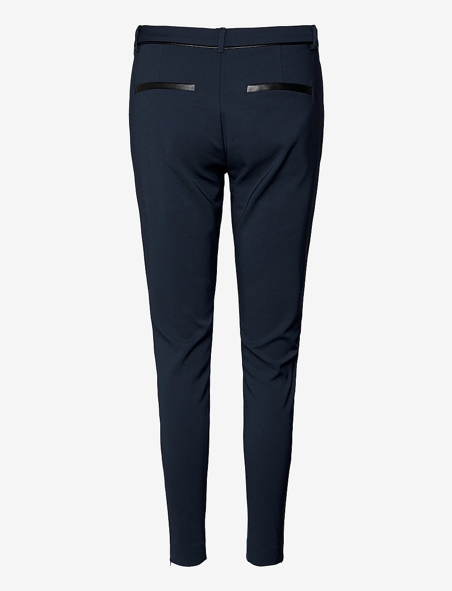 Fransa - Zacity 1 Pants - slim-fit hosen - dark peacoat - 1