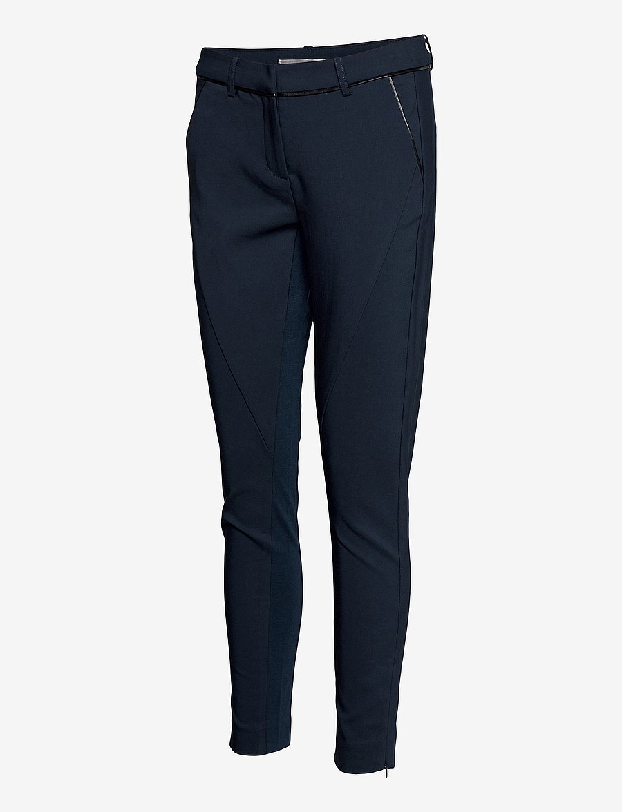 Fransa - Zacity 1 Pants - slim-fit hosen - dark peacoat - 2
