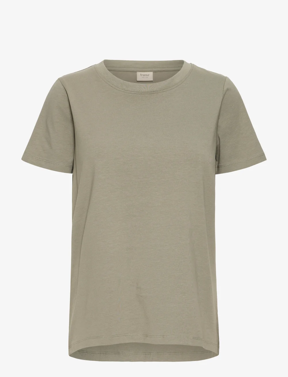 Fransa - FRZASHOULDER TEE 1 - t-shirts - agave green - 1