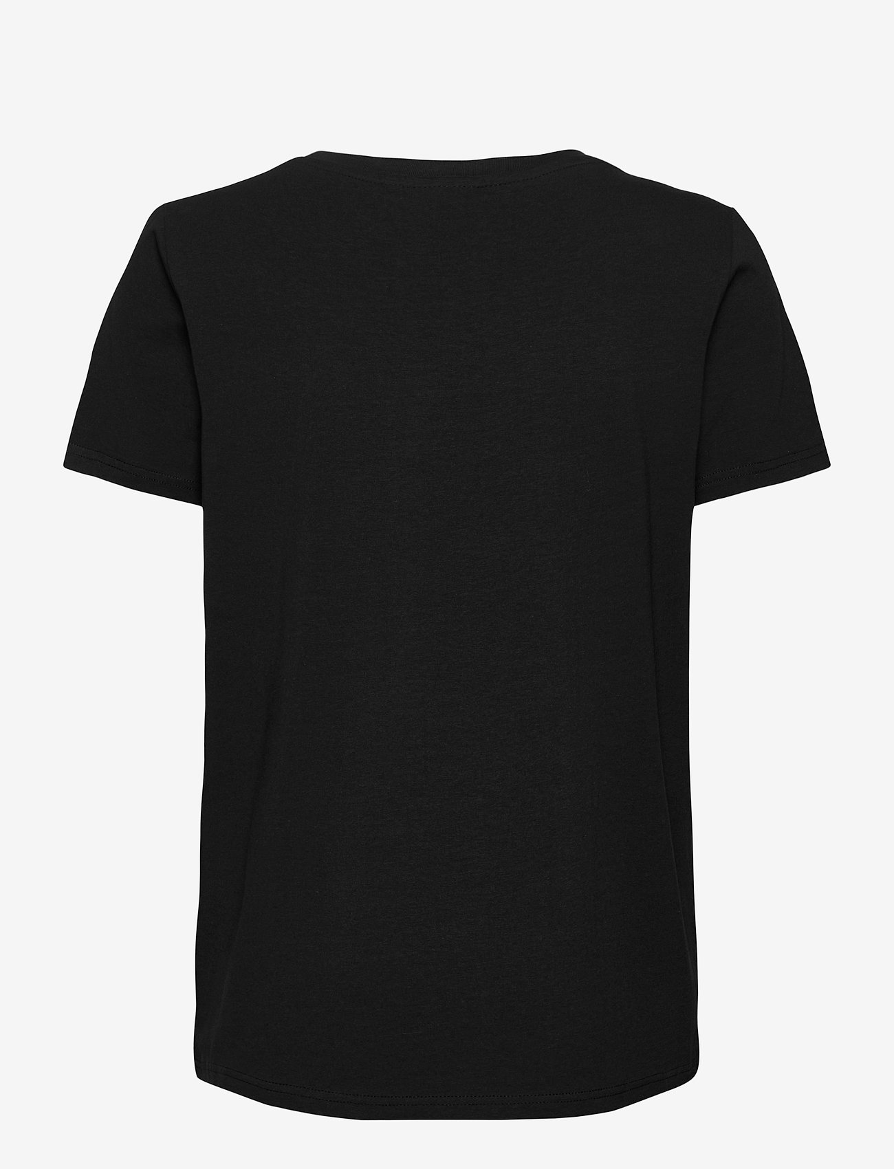 Fransa - FRZashoulder 1 Tee - t-shirts - black - 1