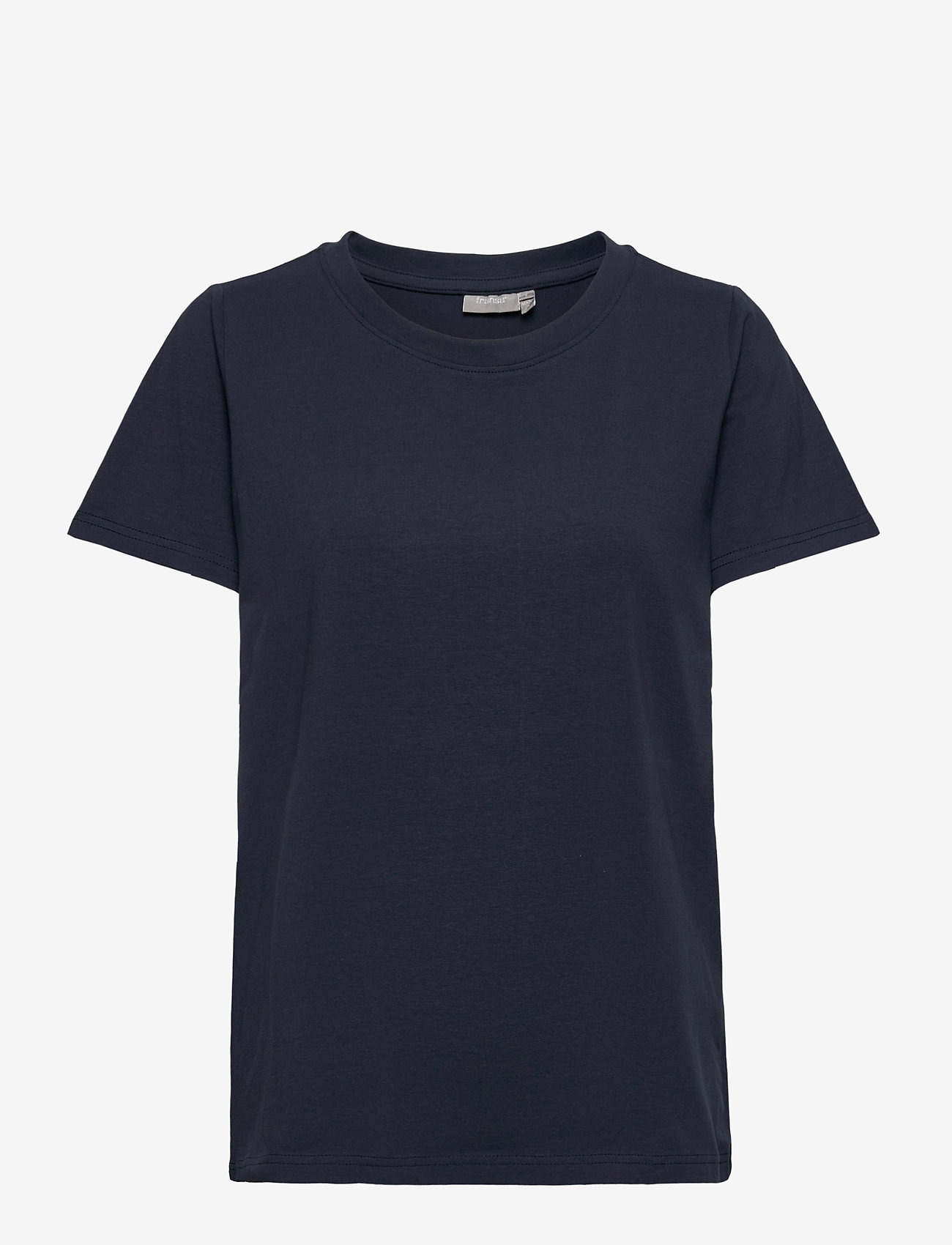 Fransa - FRZASHOULDER TEE 1 - t-shirts - dark peacoat - 1