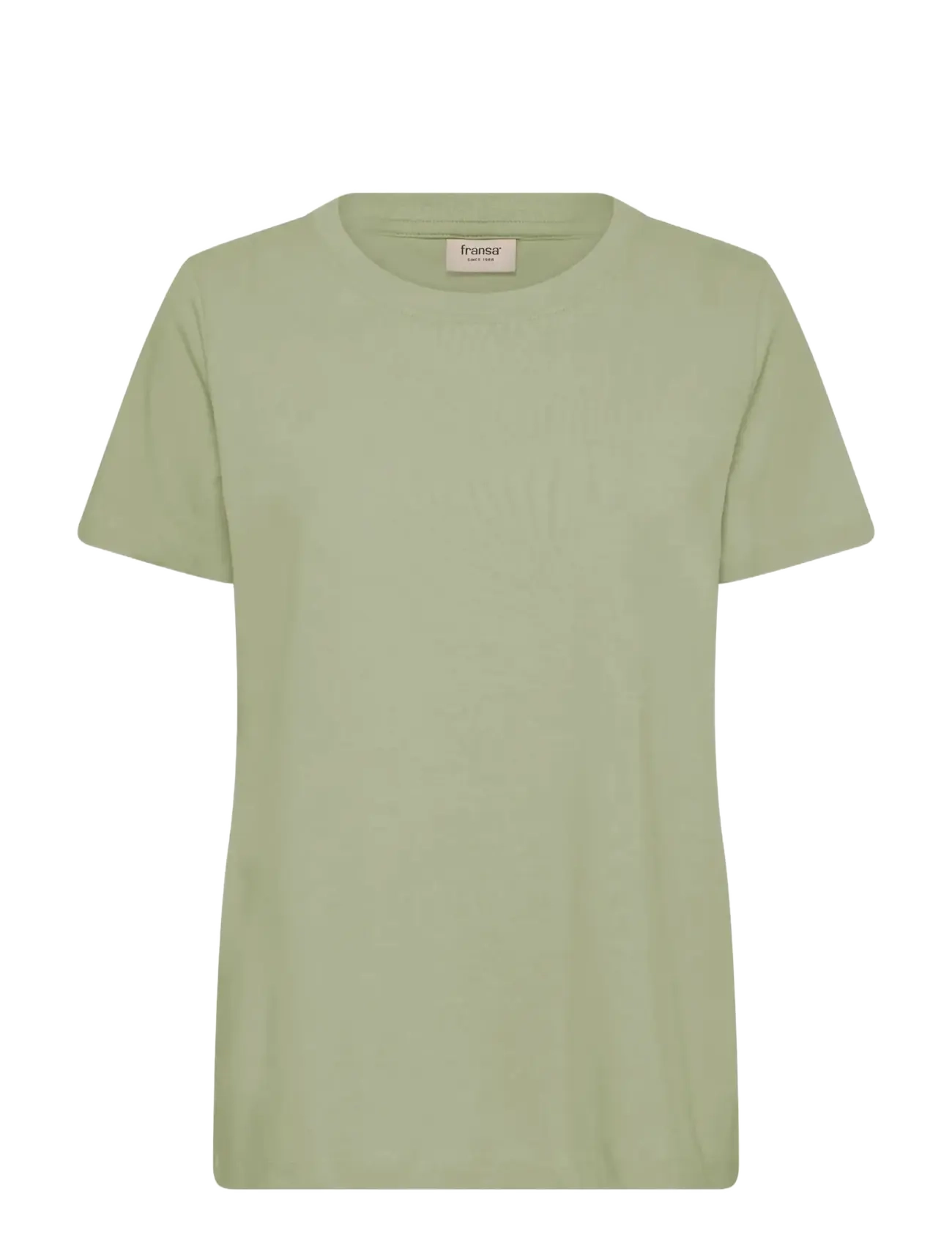 Fransa FRZASHOULDER TEE 1 - Fransa - DESERT SAGE / green
