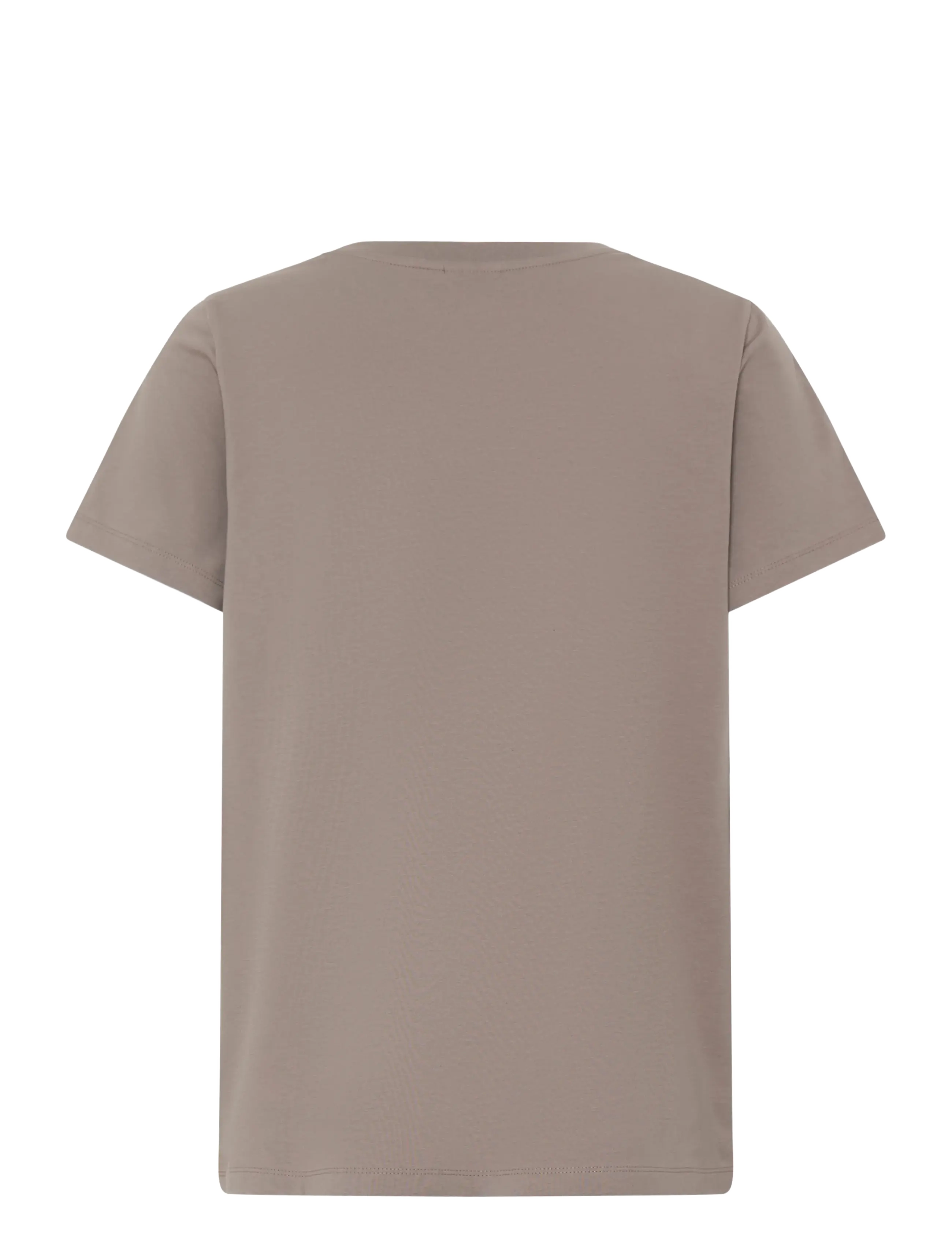Fransa - FRZASHOULDER TEE 1 - t-shirts - driftwood - 2