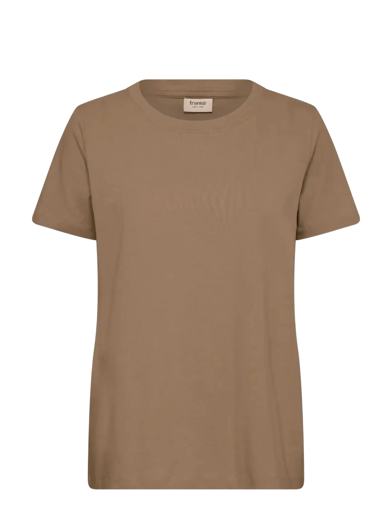 Fransa FRZASHOULDER TEE 1 - Riided - MOUNTAIN TRAIL / brown