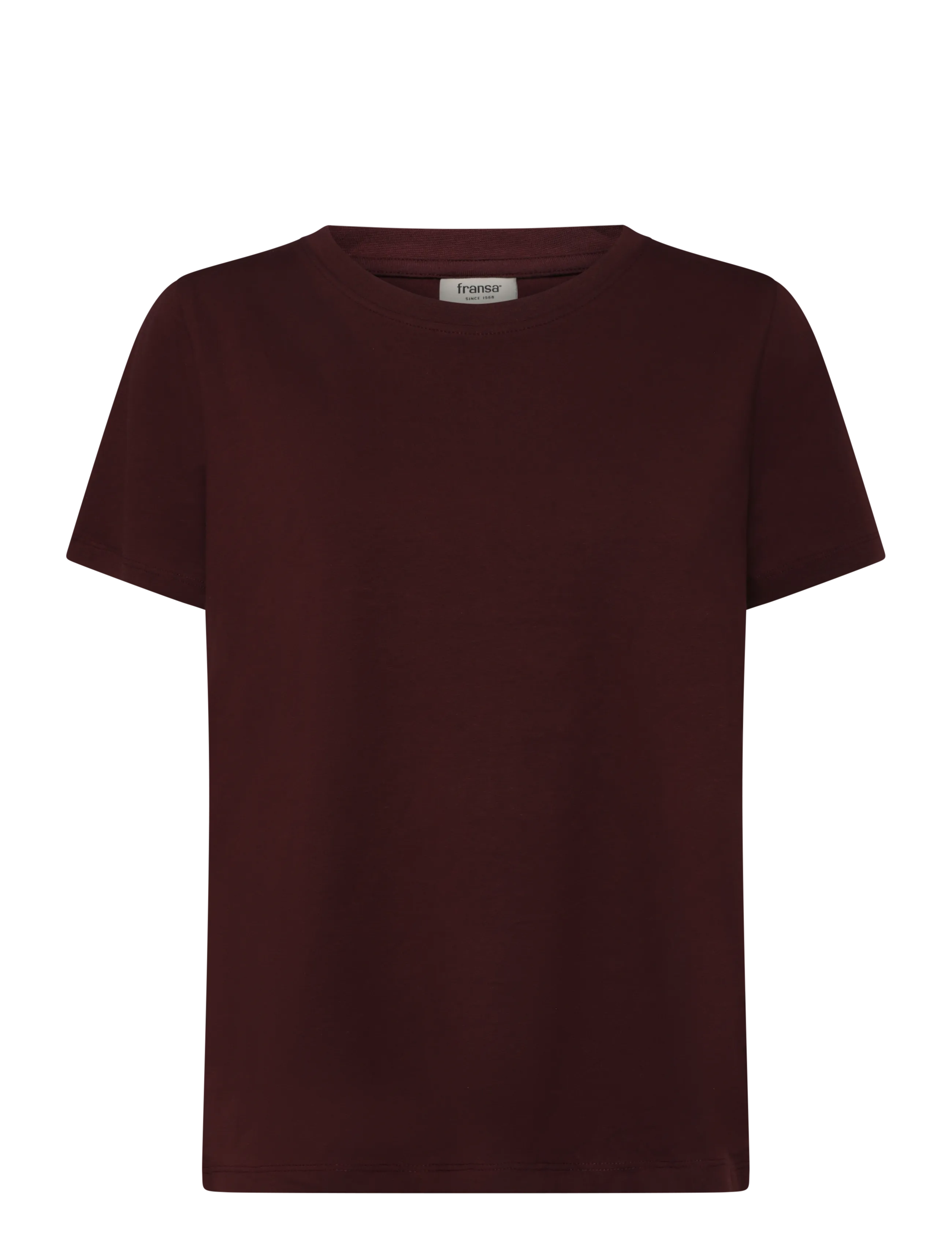 Fransa FRZASHOULDER TEE 1 - Tøj - PORT ROYALE / burgundy