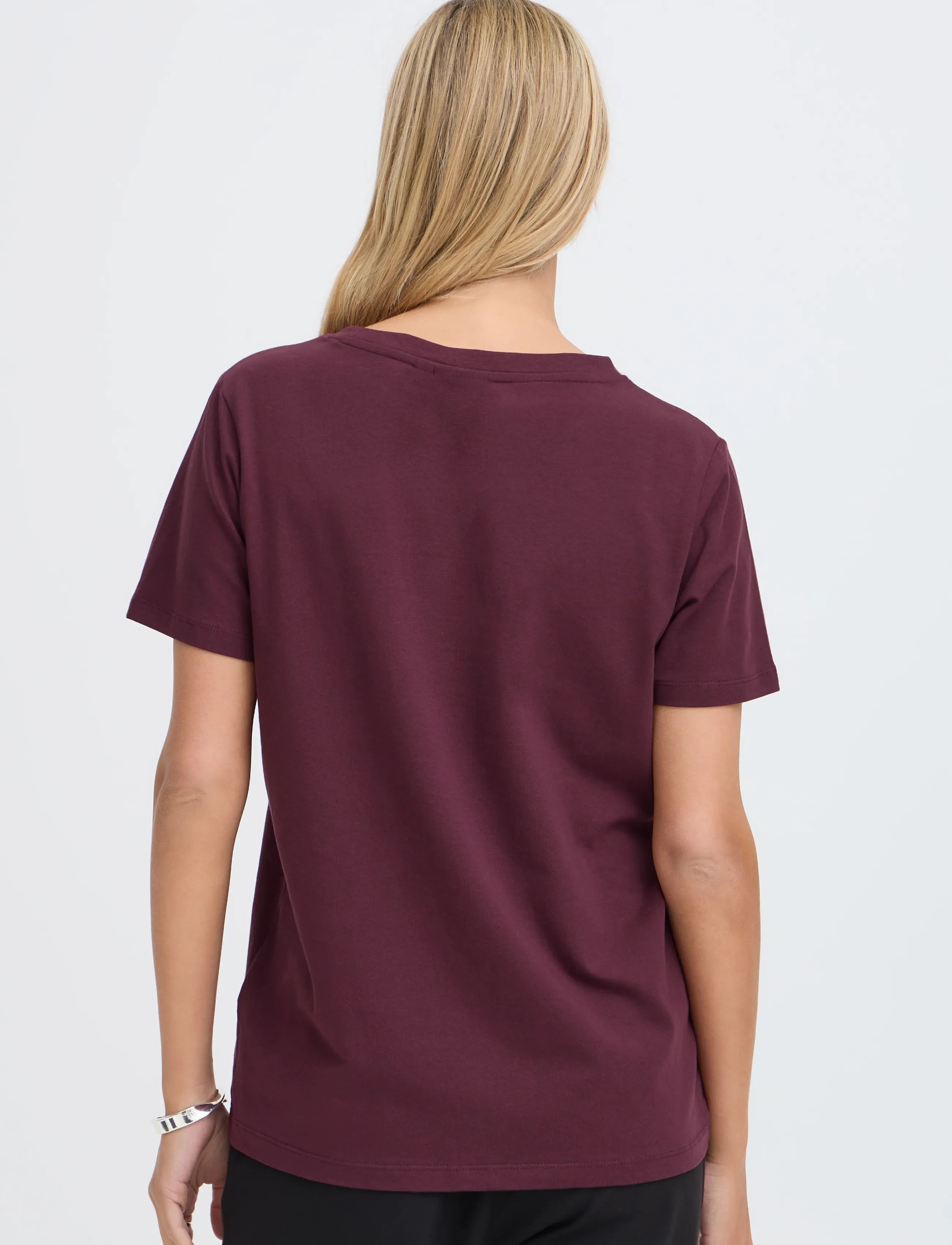 Fransa - FRZASHOULDER TEE 1 - t-shirts - port royale - 4