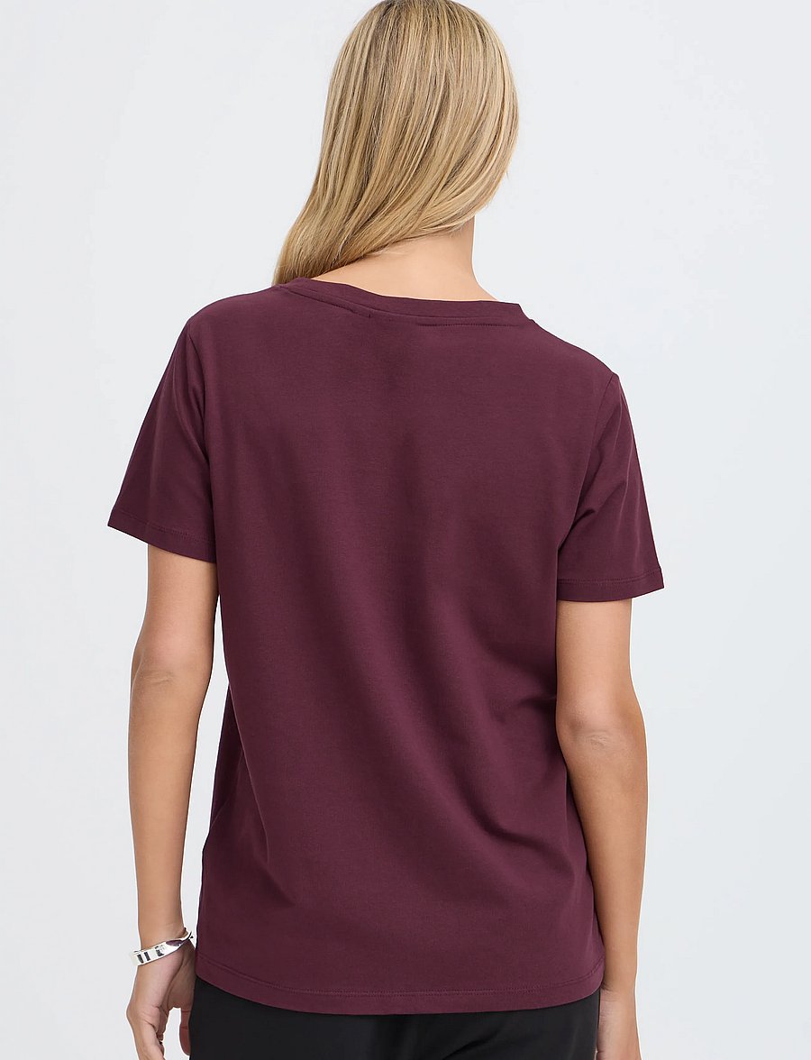 Fransa - FRZASHOULDER TEE 1 - t-shirts - port royale - 4