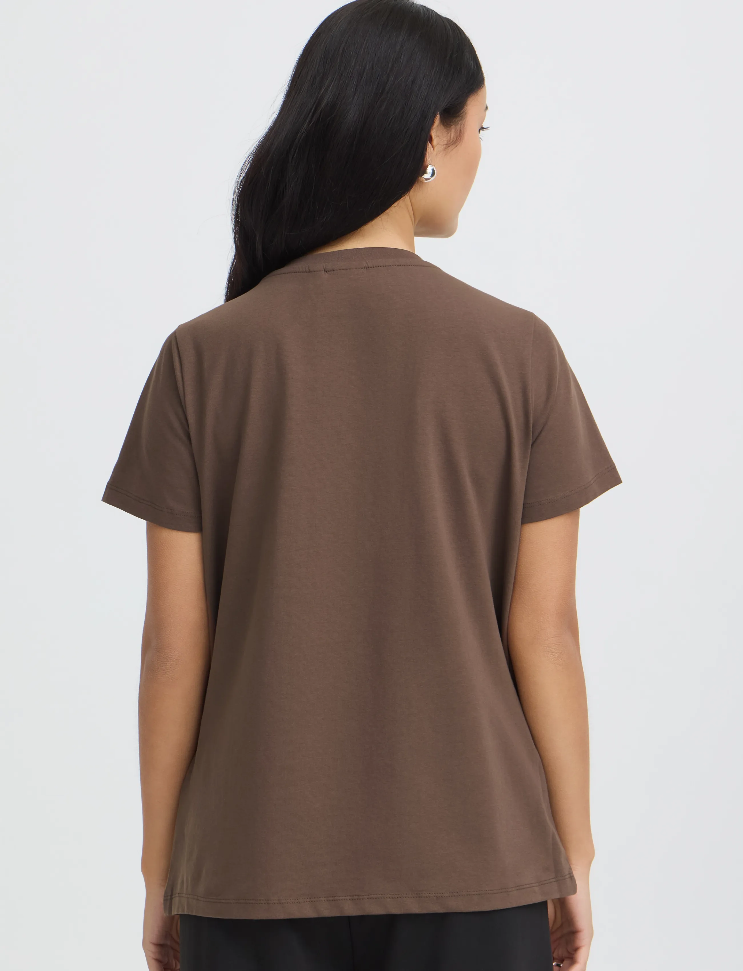 Fransa - FRZASHOULDER TEE 1 - t-shirts - rain drum - 4